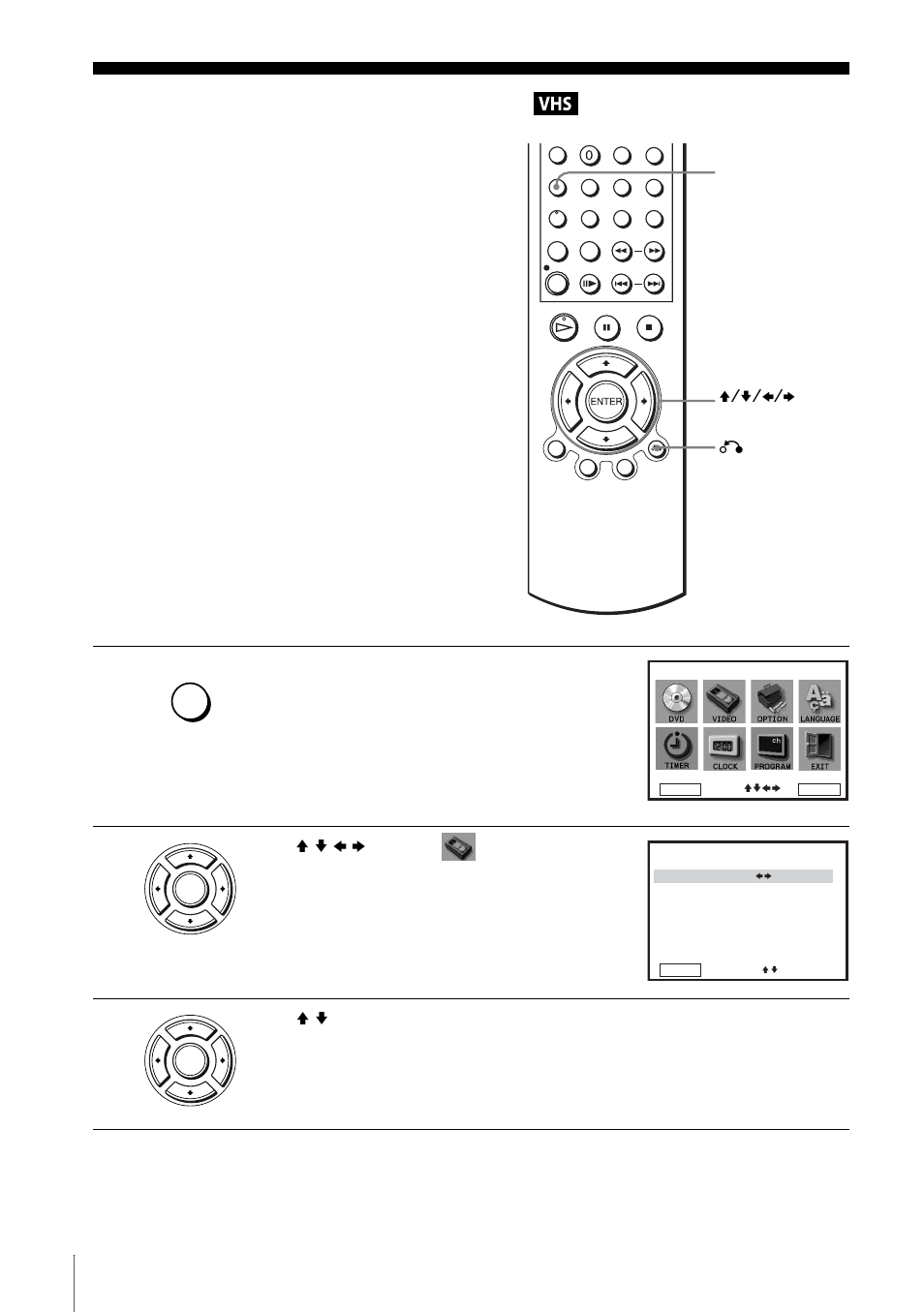 Changing menu options | Sony SLV-D900G User Manual | Page 90 / 112