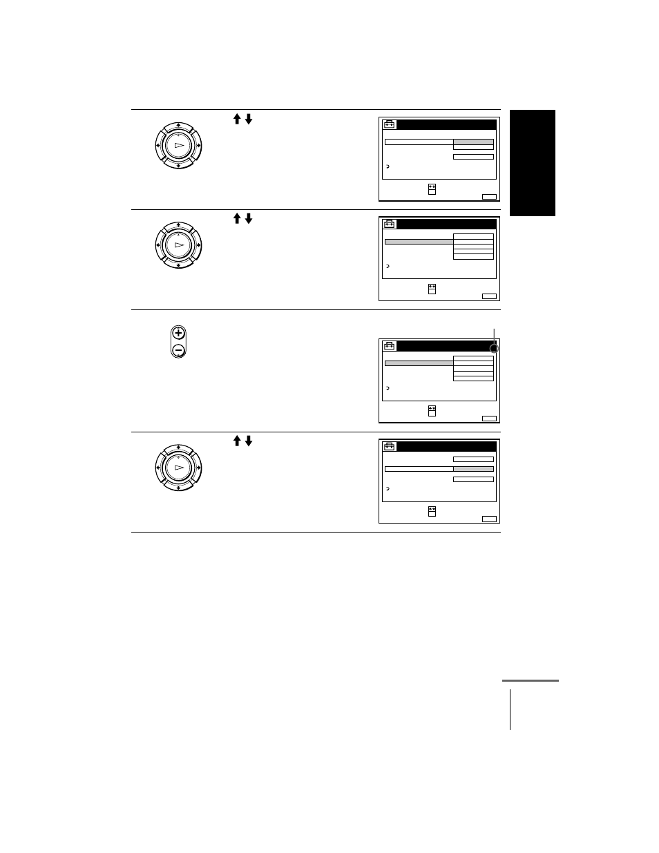 Master page : right, Press chaine +/– to select the programme position, Ge tting star te d | Presetting channels, Selected programme position, Continued | Sony ShowView SLV-SE510B User Manual | Page 23 / 80