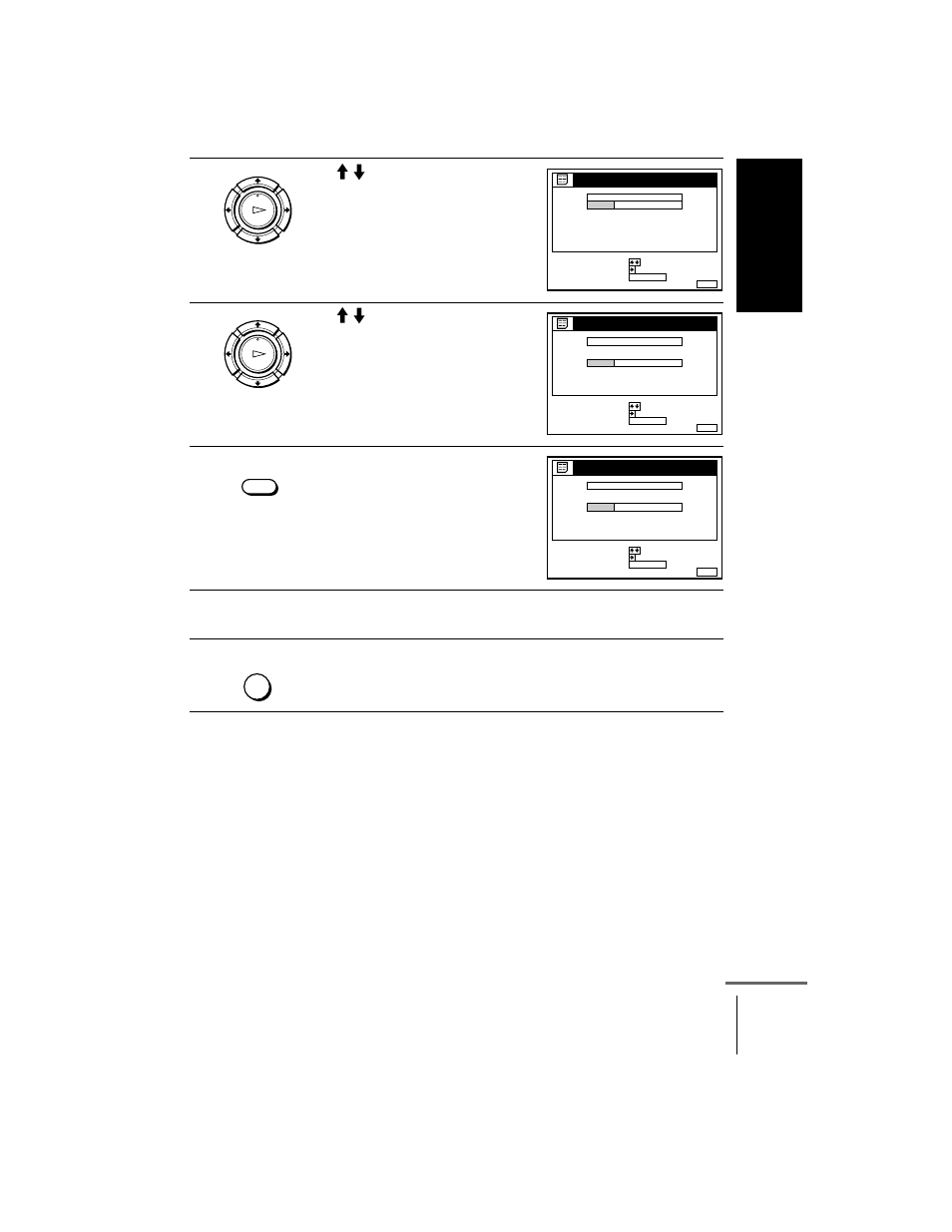 Master page : right, Press menu to exit the menu, Ge tting star te d | Sony ShowView SLV-SE510B User Manual | Page 29 / 80