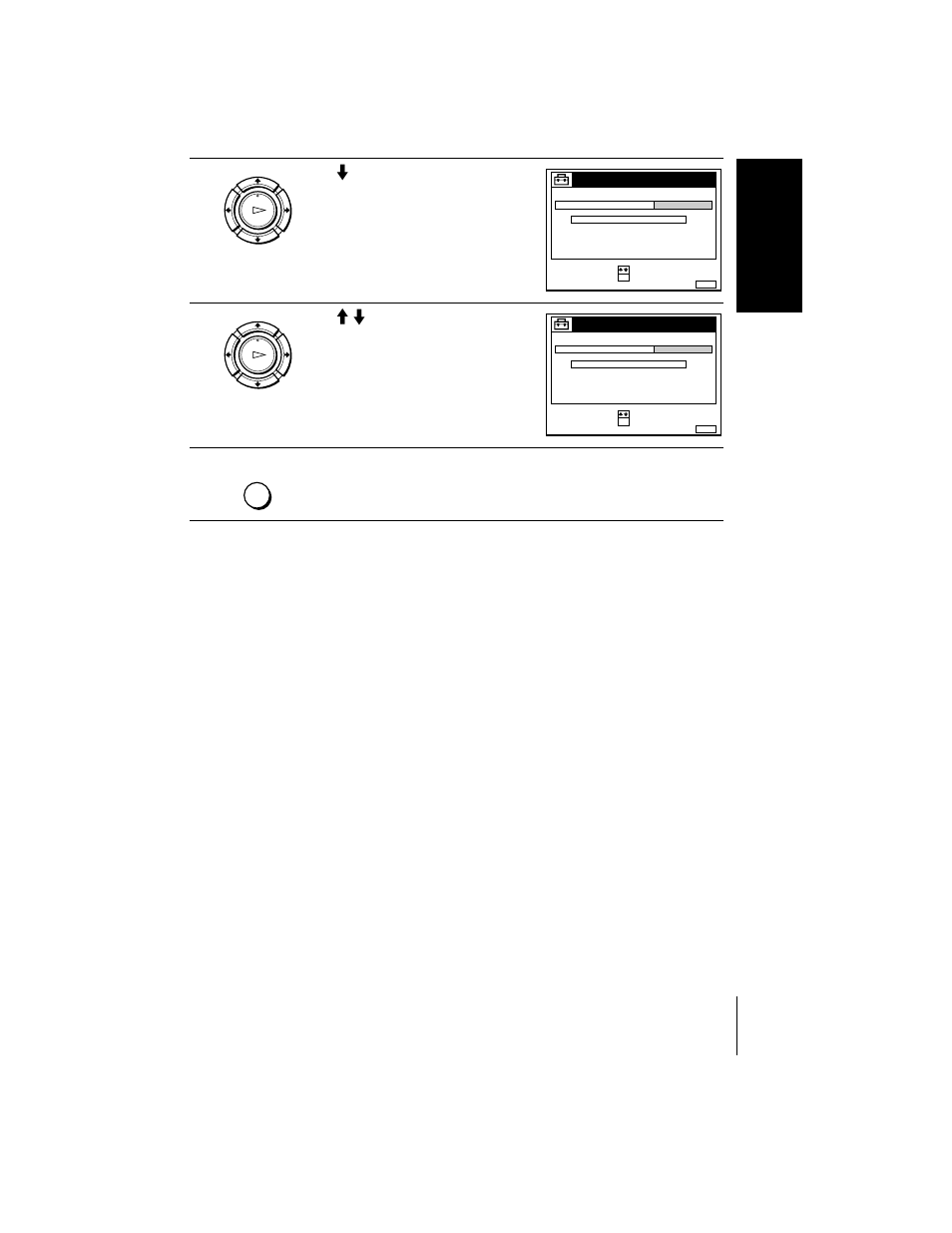Master page : right, Press menu to exit the menu, Ge tting star te d | Sony ShowView SLV-SE510B User Manual | Page 35 / 80