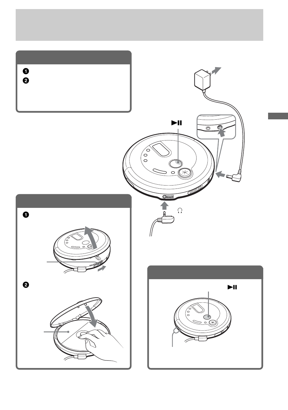 Ligar o leitor de cd, Colocar um cd, Reproduzir um cd | 1 . ligar o leitor de cd, 2 . colocar um cd, 3 . reproduzir um cd | Sony ATRAC CD Walkman D-NE711 User Manual | Page 79 / 104