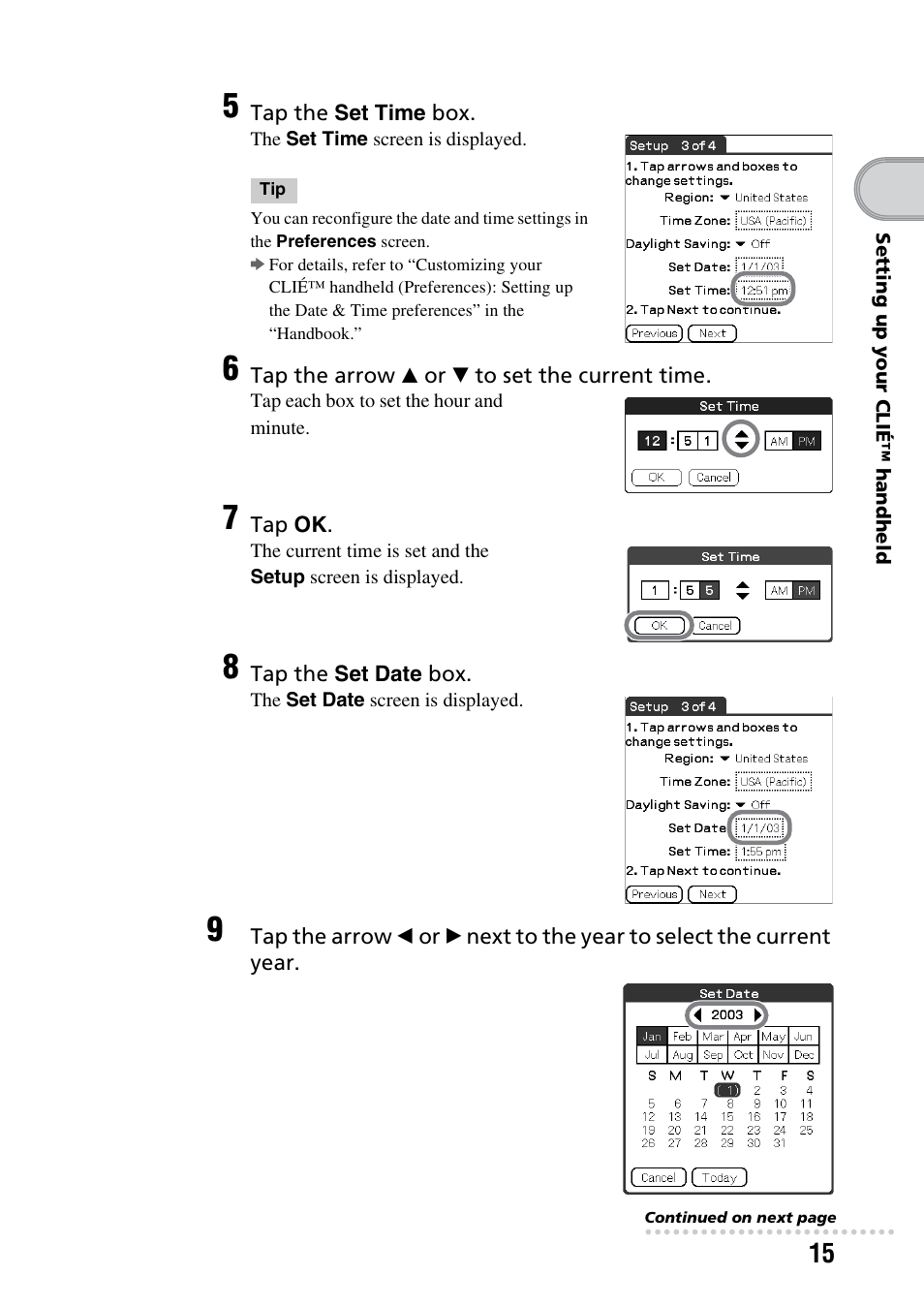 Sony PEG-NX73V User Manual | Page 15 / 112