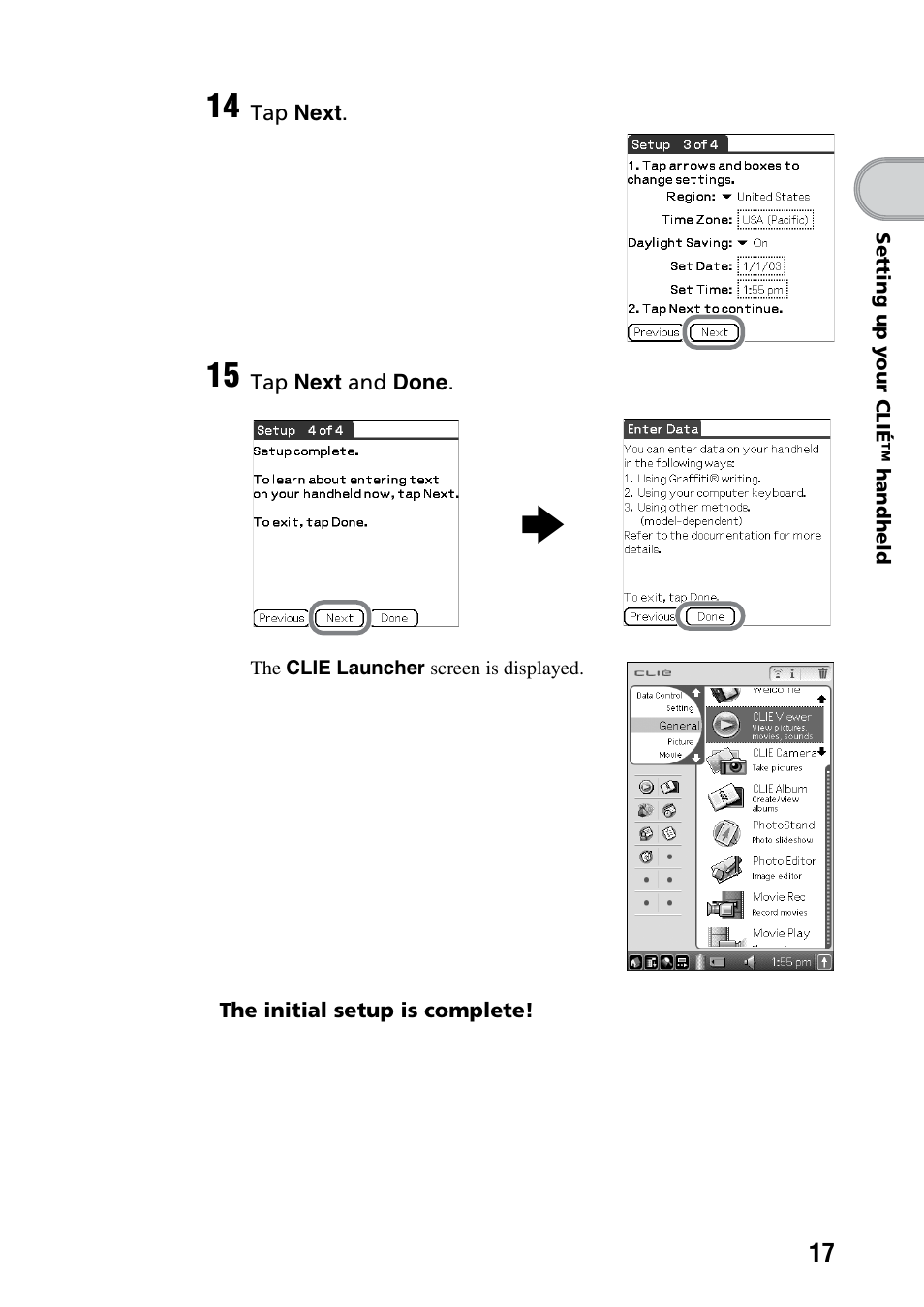 Sony PEG-NX73V User Manual | Page 17 / 112