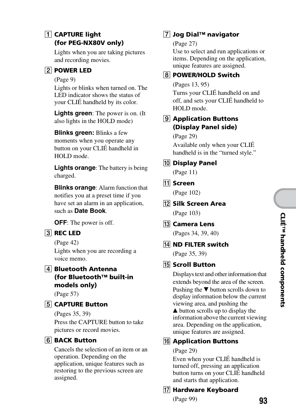 Sony PEG-NX73V User Manual | Page 93 / 112