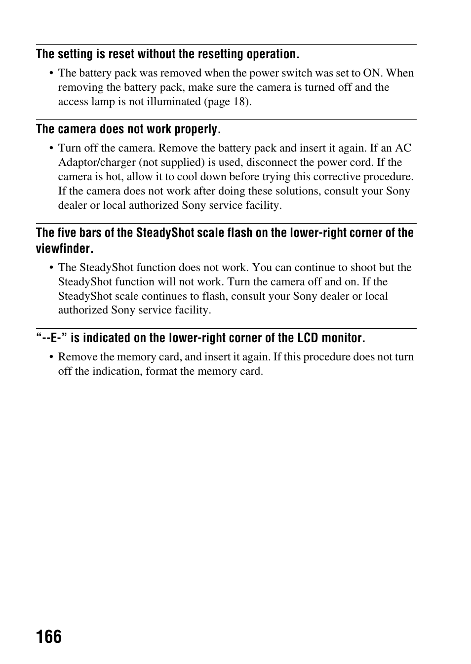Sony A900 User Manual | Page 166 / 174