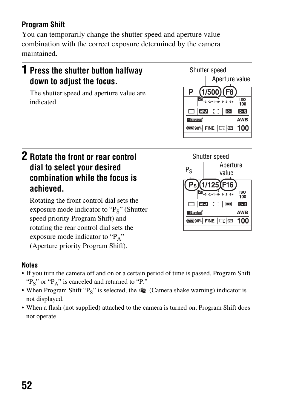 Sony A900 User Manual | Page 52 / 174