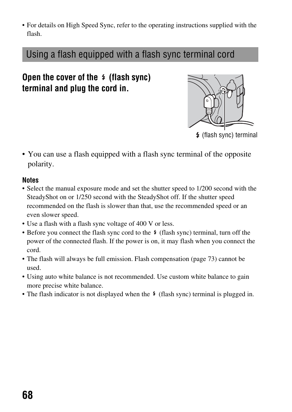 Sony A900 User Manual | Page 68 / 174
