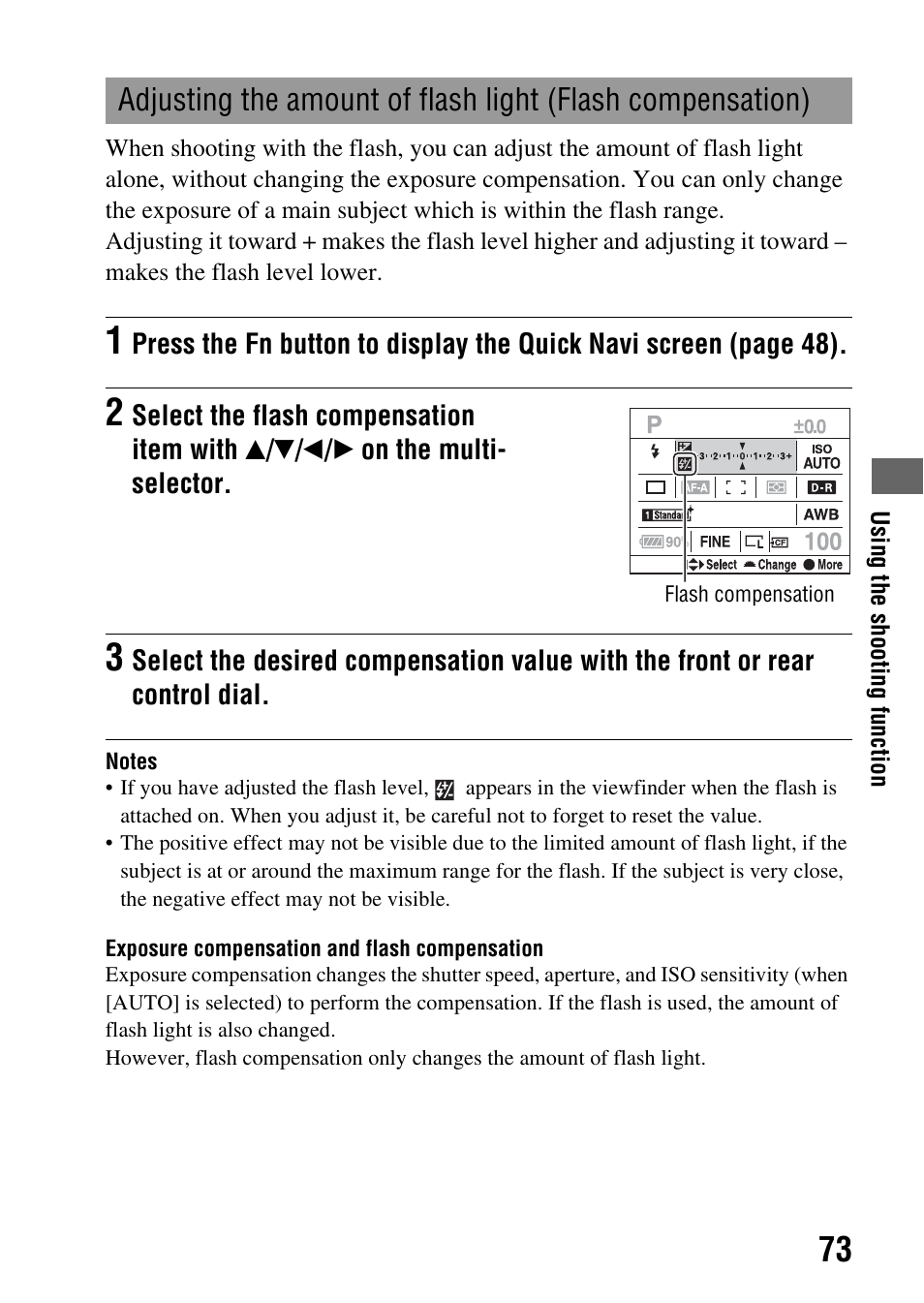 N (73) | Sony A900 User Manual | Page 73 / 174