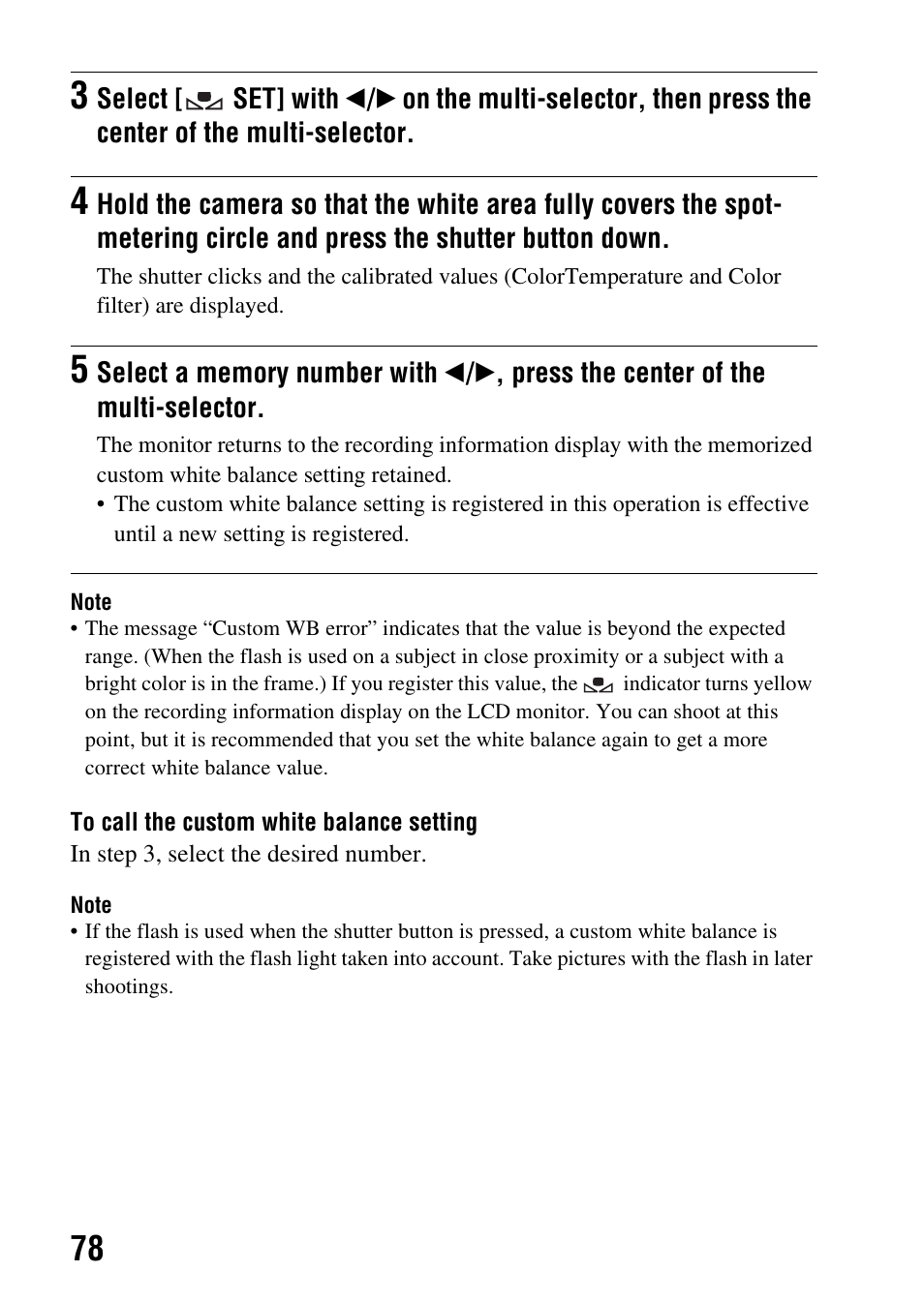 Sony A900 User Manual | Page 78 / 174