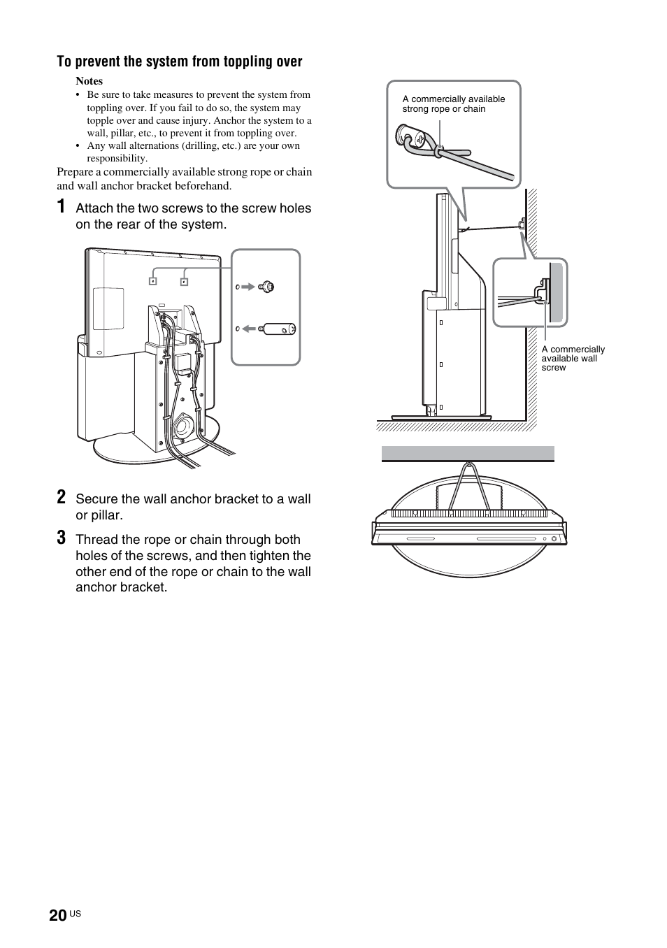 Sony TAV-L1 User Manual | Page 20 / 88