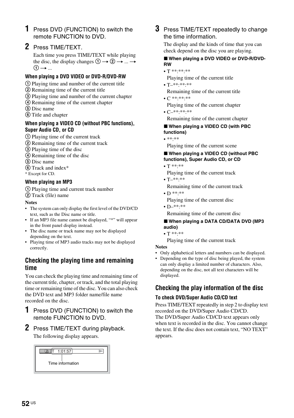 Sony TAV-L1 User Manual | Page 52 / 88