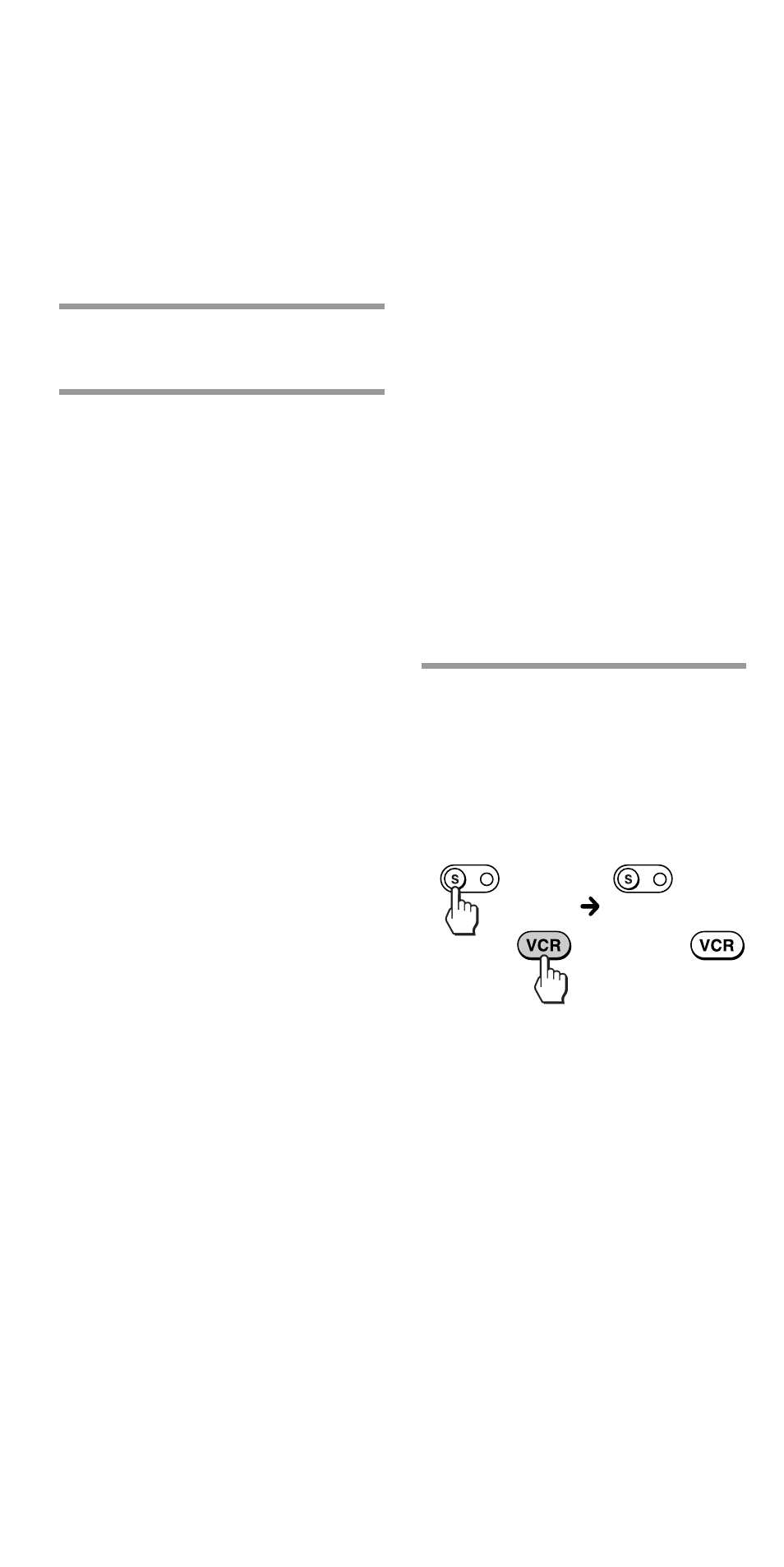 While holding s (set) pressed, press vcr | Sony RM-VL900 User Manual | Page 28 / 56