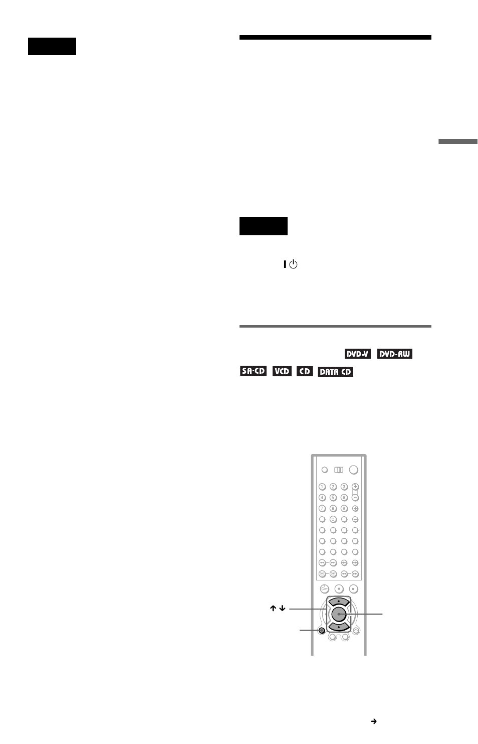 A-b repeat play), Mode (43), De (43 | Various play mode functions, Selecting the disc mode (one disc or all discs) | Sony DVP-CX985V User Manual | Page 43 / 104