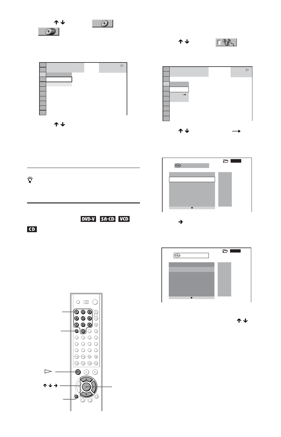 Creating your own program (program play) | Sony DVP-CX985V User Manual | Page 44 / 104