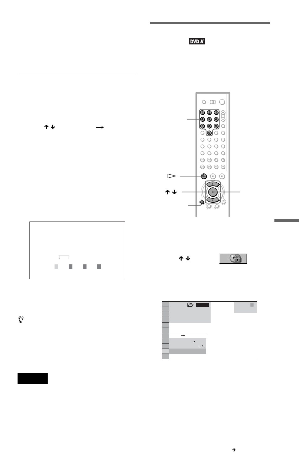 Parental control (limited playback) | Sony DVP-CX985V User Manual | Page 79 / 104