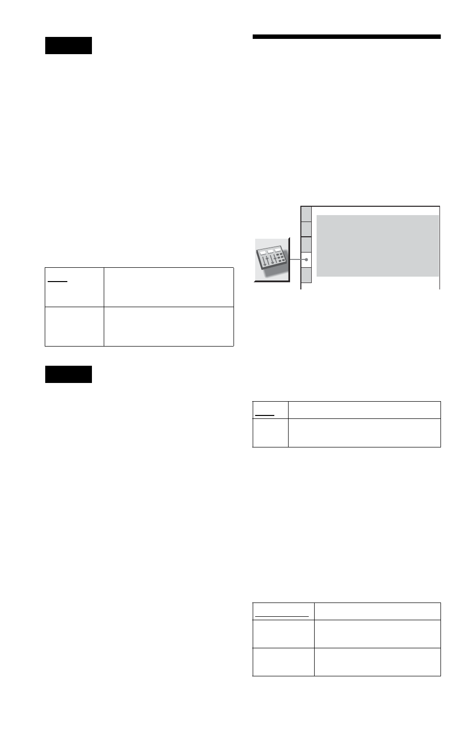 Settings for the sound (audio setup), Settings for the sound, Audio setup) | Cd direct, Audio att (attenuation) | Sony DVP-CX985V User Manual | Page 90 / 104