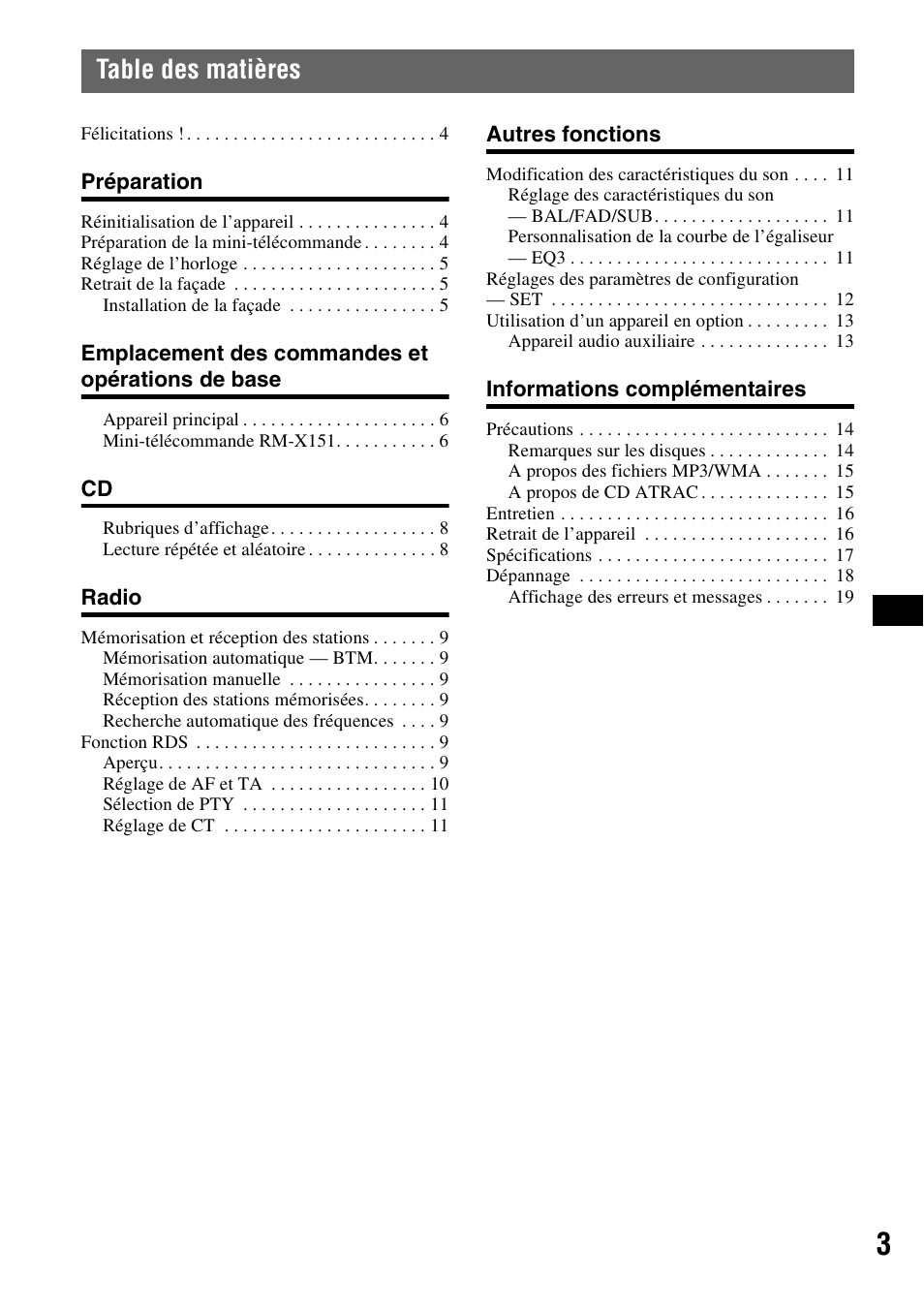 Sony CDX-A360 User Manual | Page 41 / 96