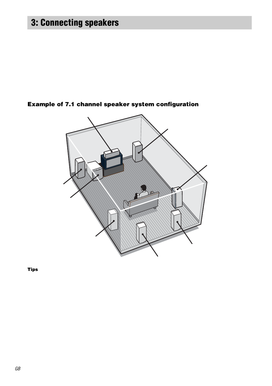 Connecting speakers | Sony STR-DA5000ES User Manual | Page 16 / 68