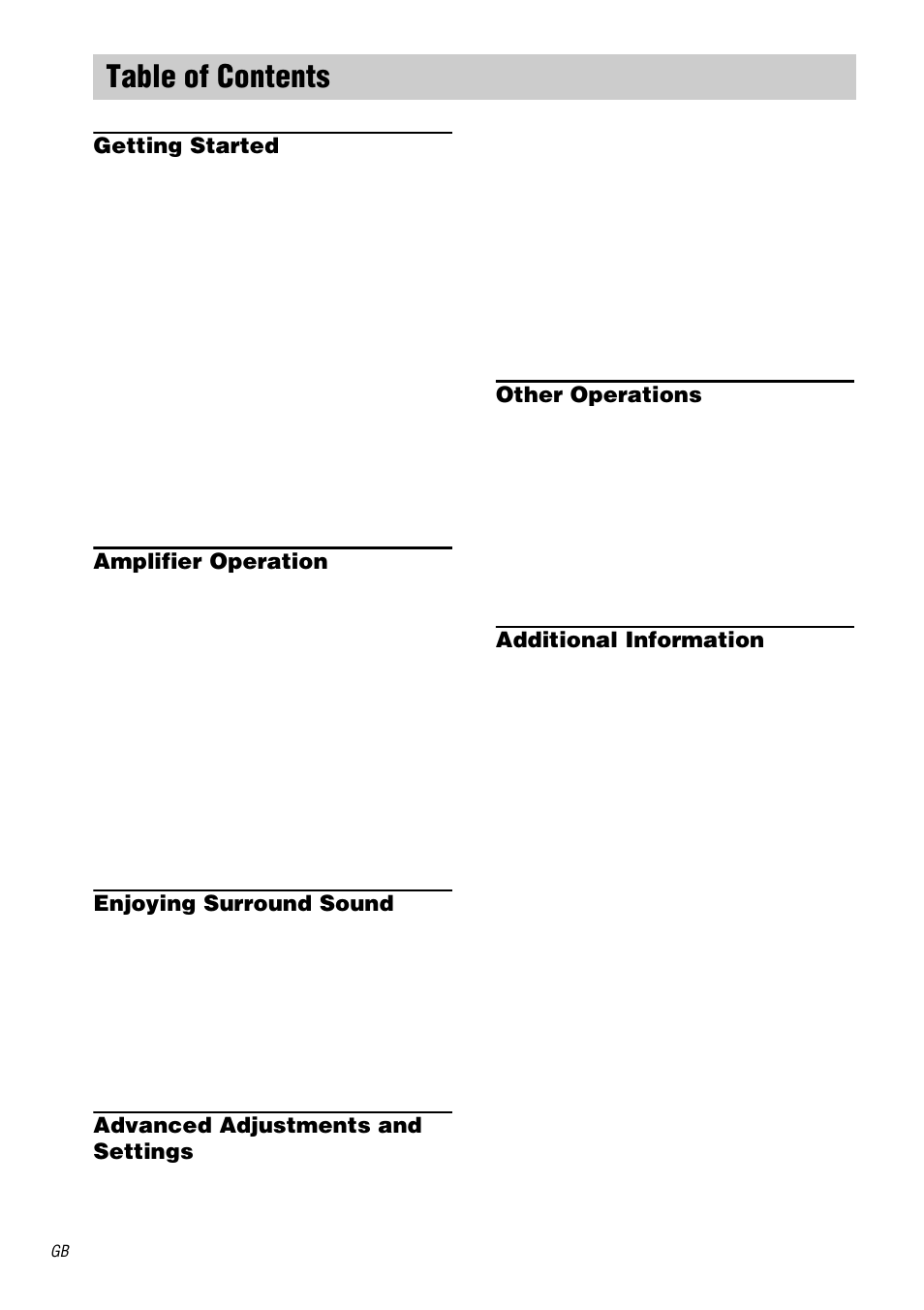 Sony STR-DA5000ES User Manual | Page 4 / 68