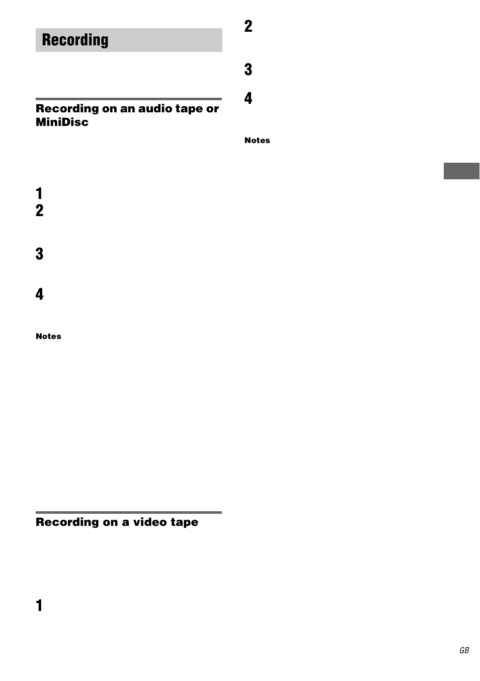 Recording | Sony STR-DA5000ES User Manual | Page 51 / 68