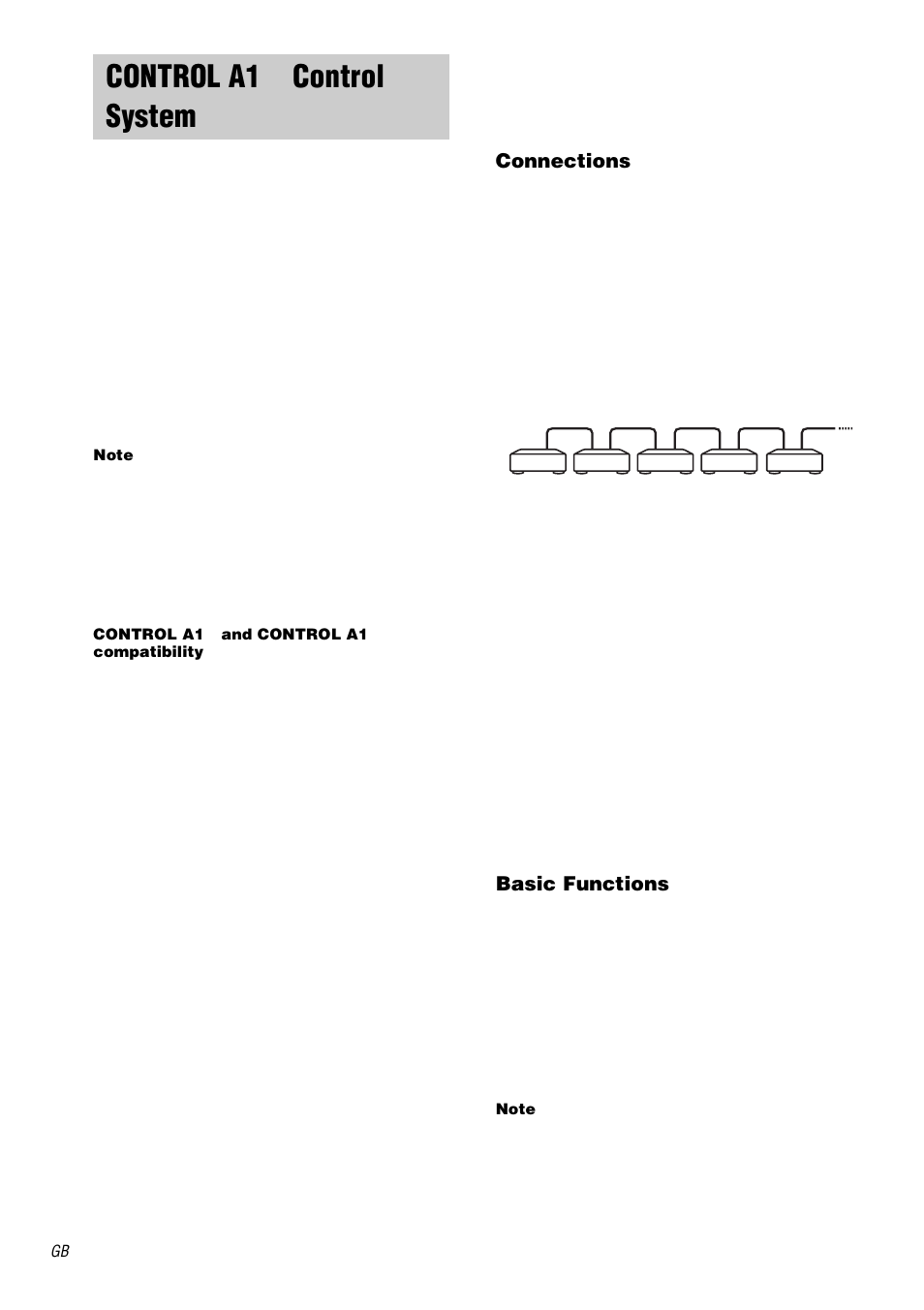 Control a1ii control system, Control a1 | Sony STR-DA5000ES User Manual | Page 54 / 68