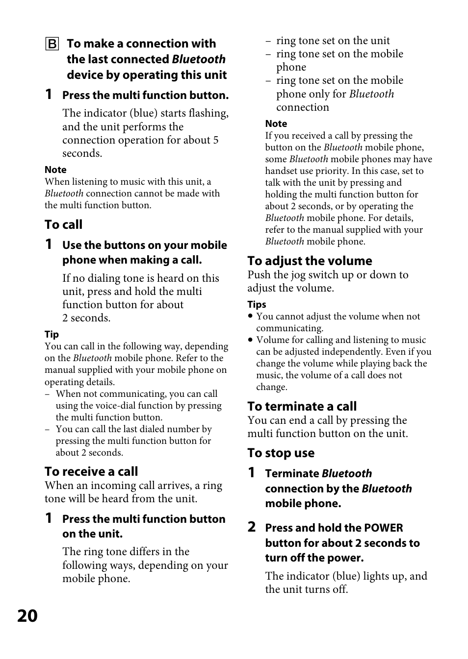 Sony DR-BT100CX User Manual | Page 20 / 32