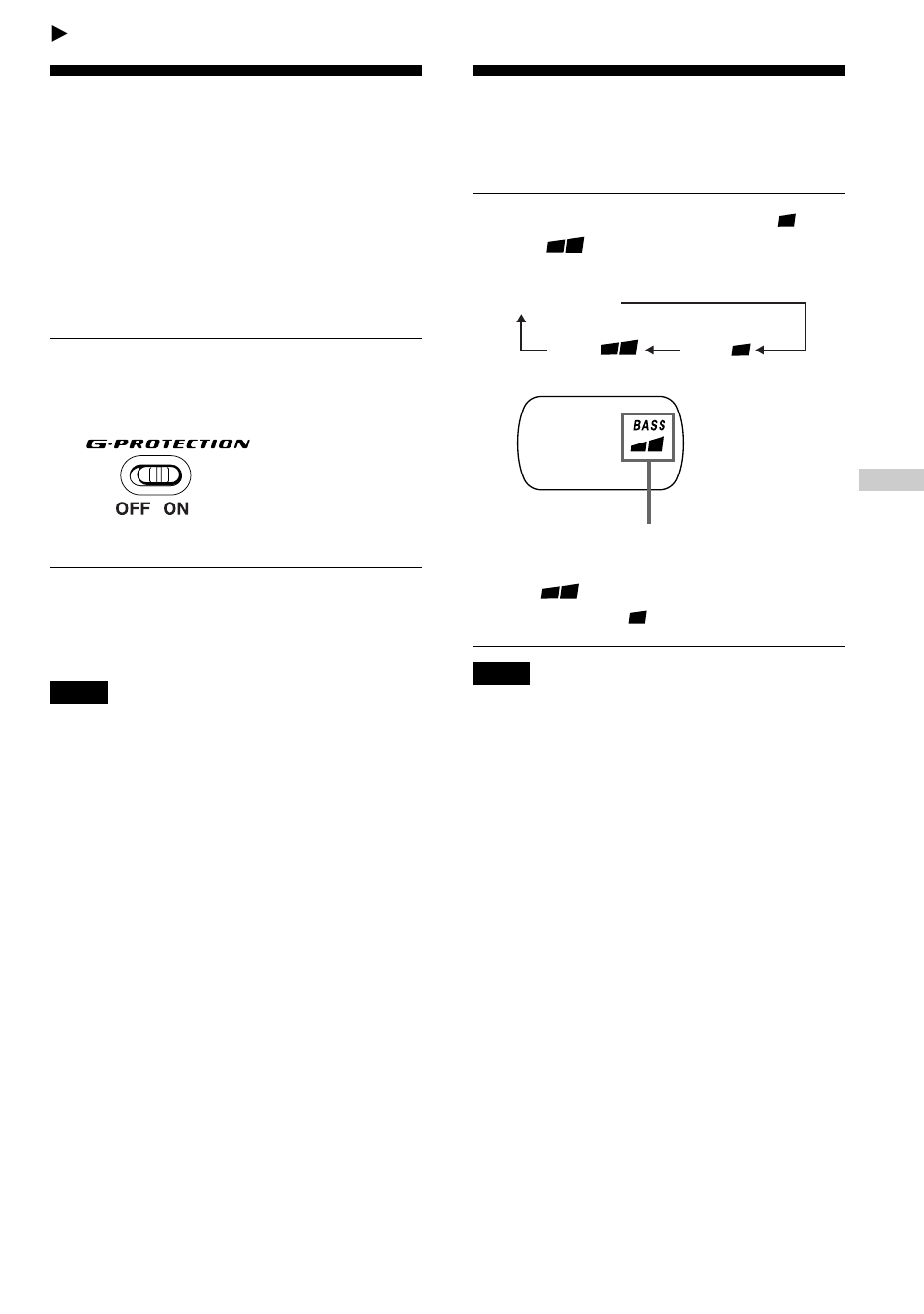 Available features, G-protection function, Emphasizing the bass sound (sound) | 11 emphasizing the bass sound | Sony D-EJ616CK User Manual | Page 11 / 24