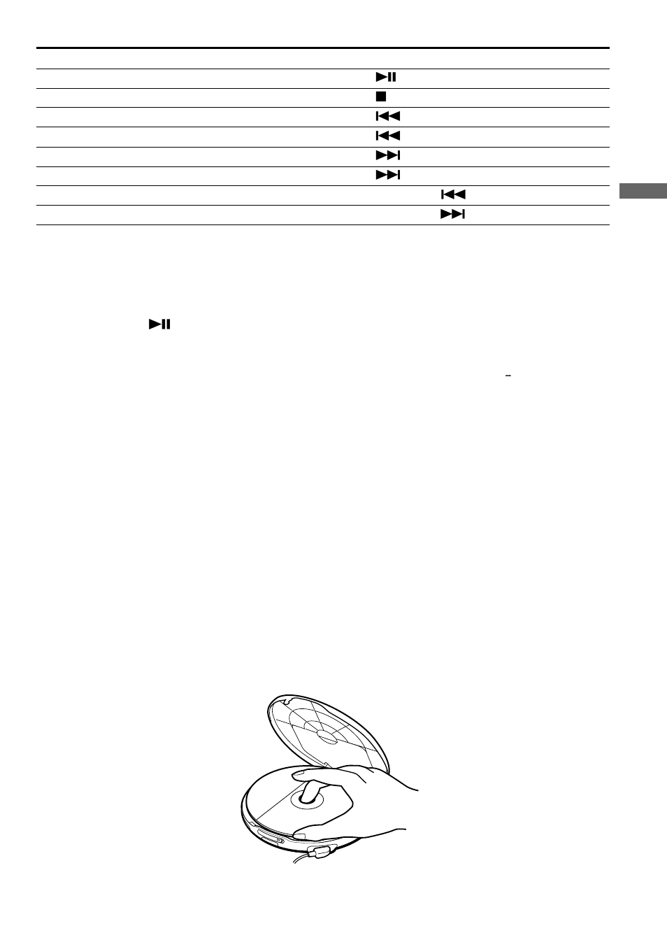 About the display, If the volume level does not increase, Playback starts from the point you stopped | Removing the cd | Sony D-EJ616CK User Manual | Page 7 / 24