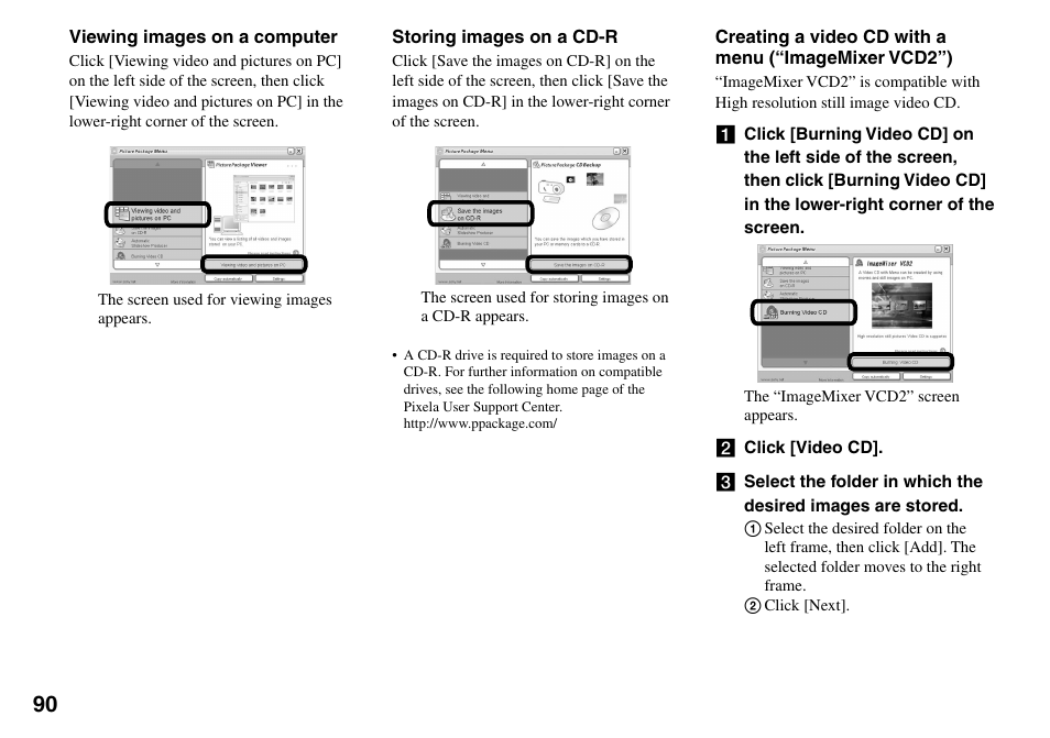 Sony Cyber-shot DSC-L1 User Manual | Page 90 / 128