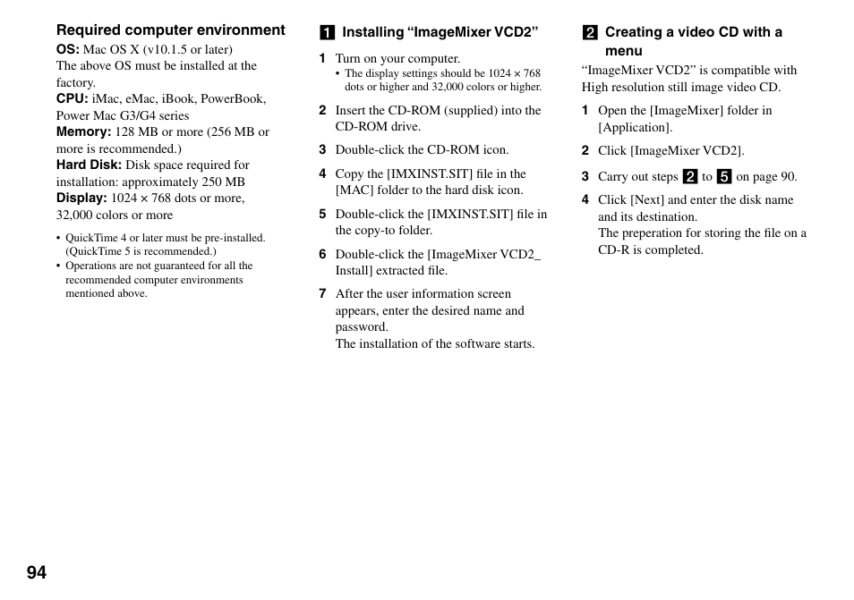 Sony Cyber-shot DSC-L1 User Manual | Page 94 / 128