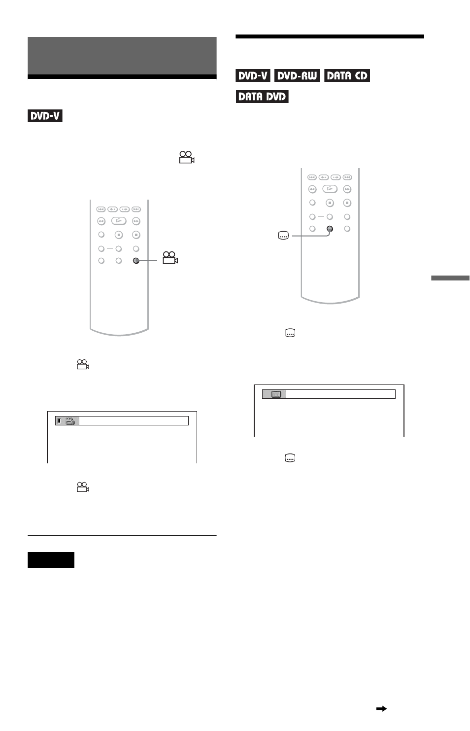 L0 - enjoying movies, L1 - changing the angles, L1 - displaying the subtitles | Enjoying movies, Changing the angles displaying the subtitles, Subtitle) button (45), Button (45), Changing the angles, Displaying the subtitles | Sony DVP-NS52P User Manual | Page 45 / 78