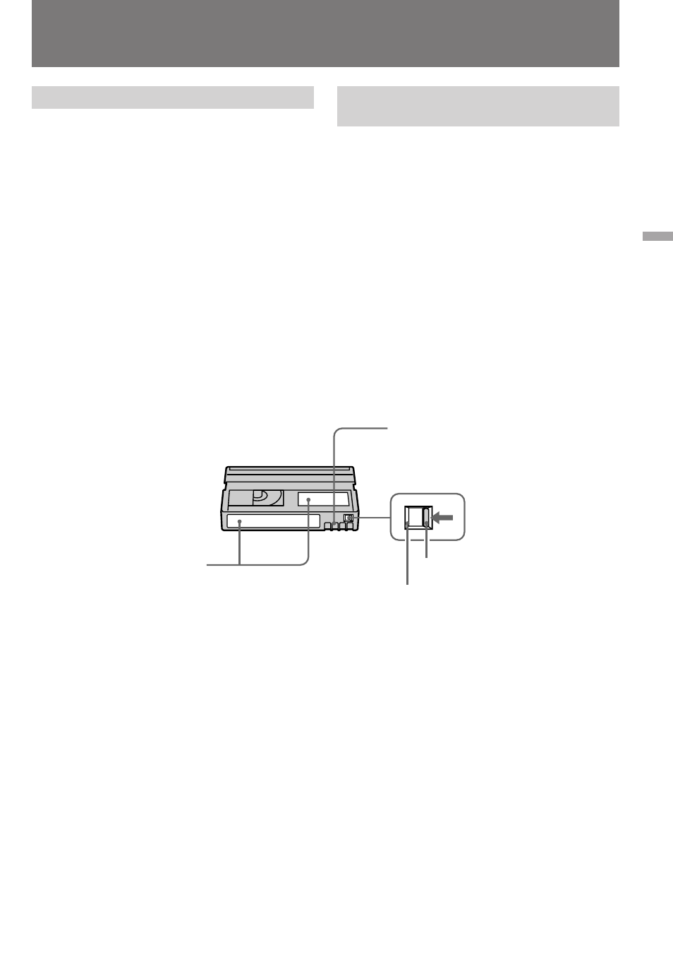 Usable cassettes and playback modes, Videocassettes utilizables y modos de reproducción | Sony GV-D300 User Manual | Page 59 / 88