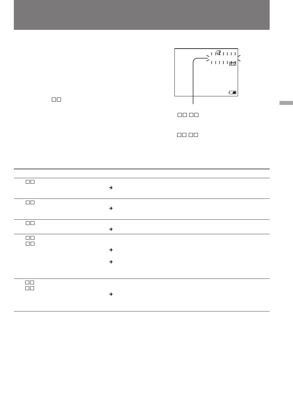 Indicación de autodiagnóstico | Sony GV-D300 User Manual | Page 79 / 88