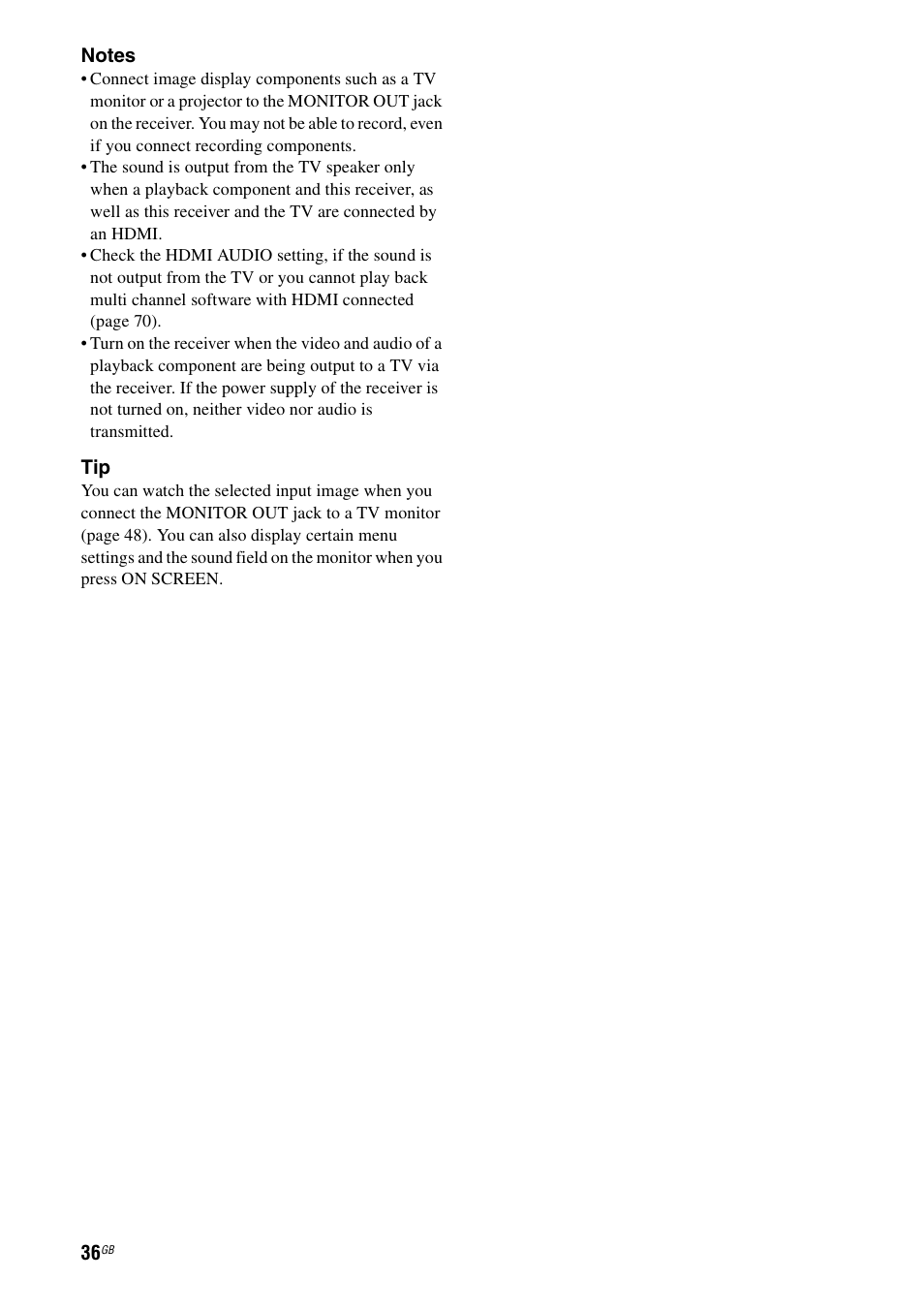 Sony STR-DA7100ES User Manual | Page 36 / 139