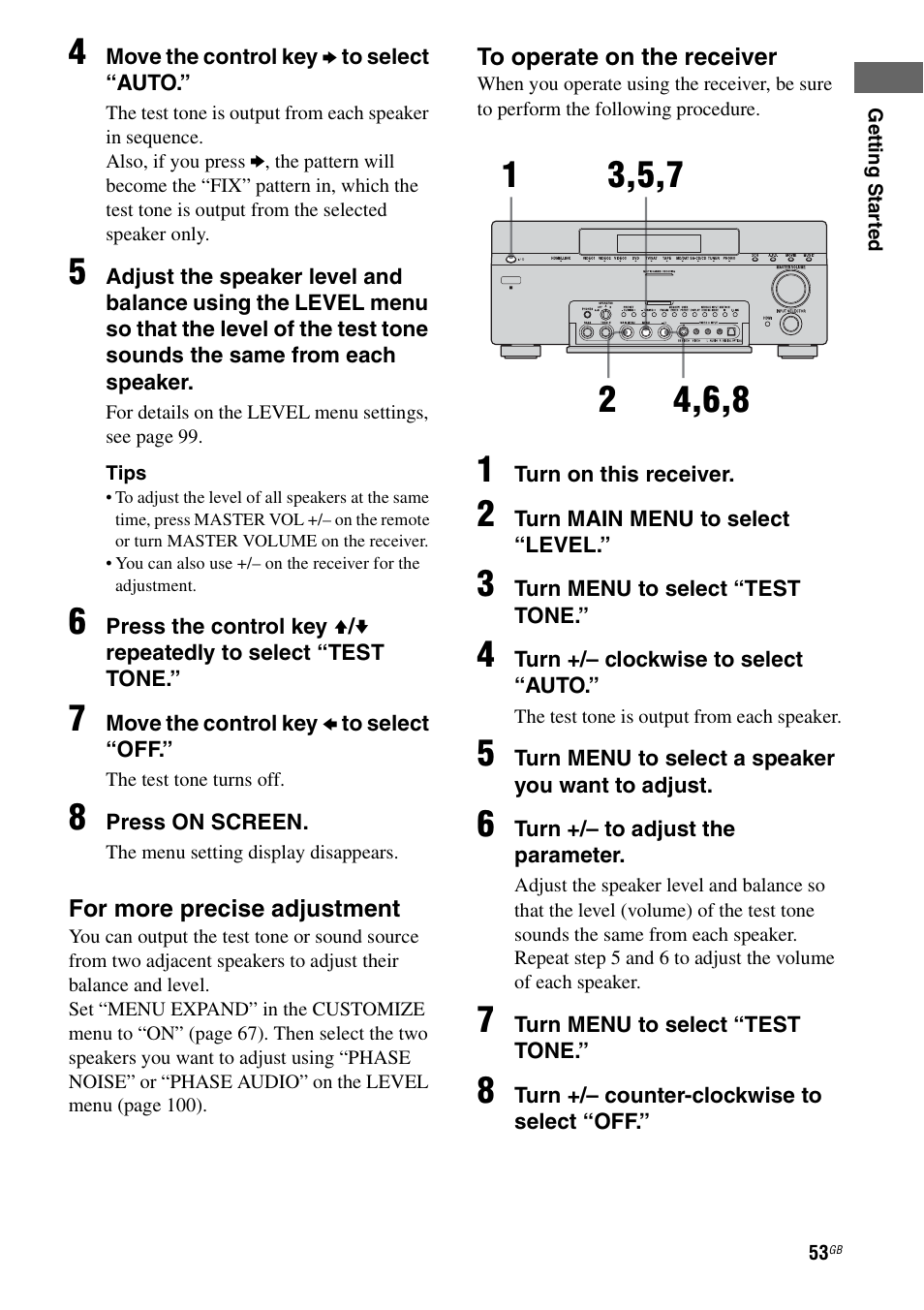 E 53 | Sony STR-DA7100ES User Manual | Page 53 / 139