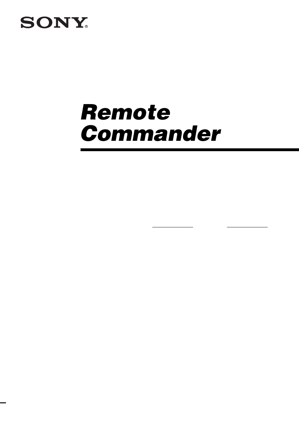 Sony RM-PP505 User Manual | 16 pages