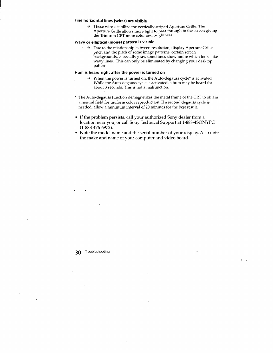 Sony CPD-220VS User Manual | Page 30 / 30