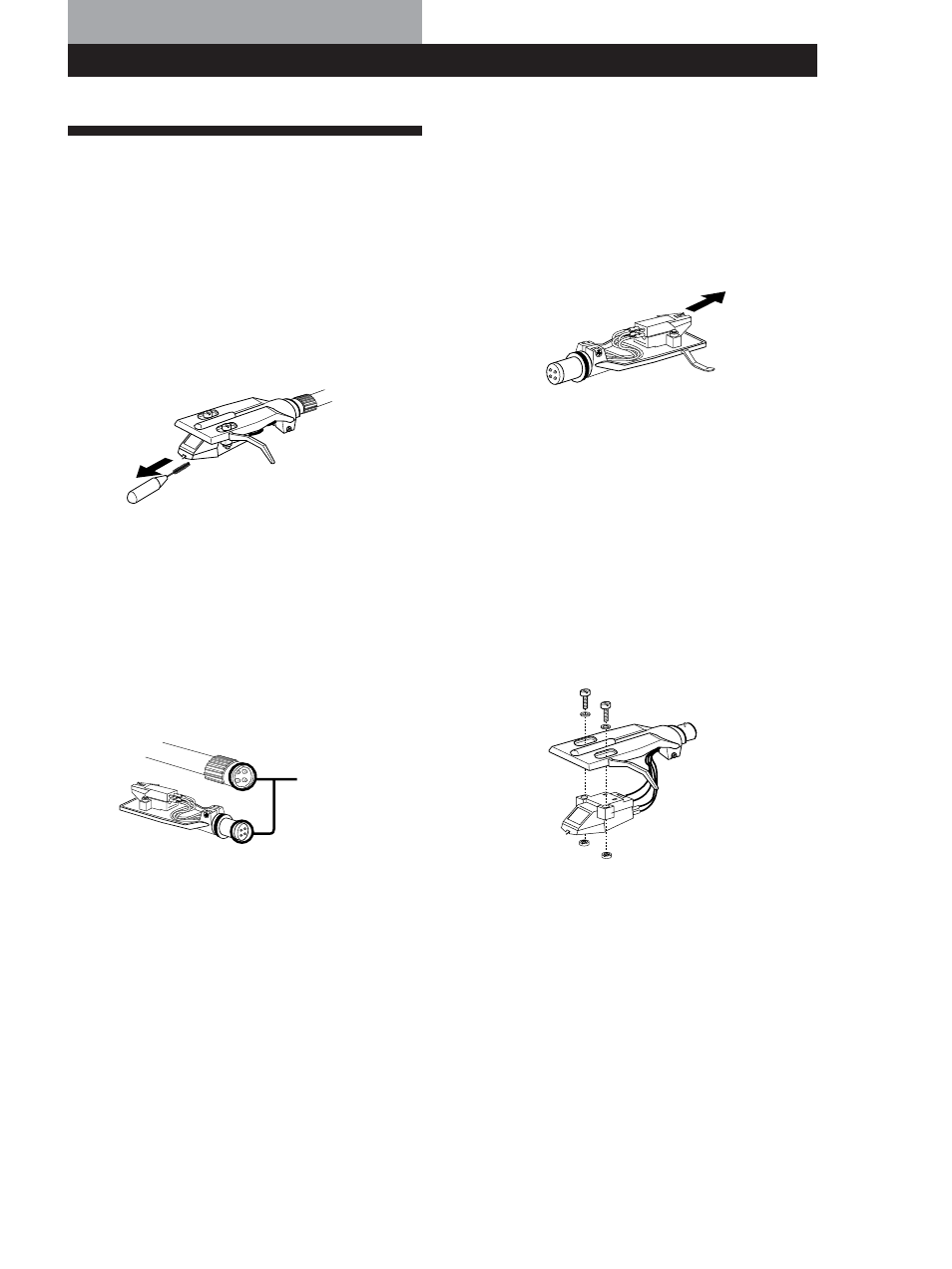 Maintenance, Stylus and record care, Cleaning the shell terminals | Cleaning the cabinet and dust cover, Replacing the stylus, Additional information, Replacing the cartridge | Sony PS-LX300H User Manual | Page 7 / 34