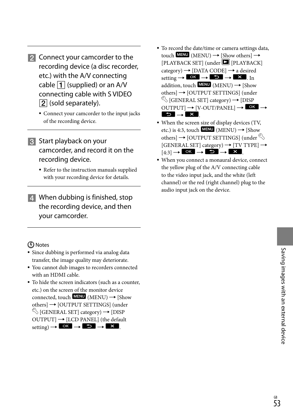 Sony XR150E User Manual | Page 53 / 76