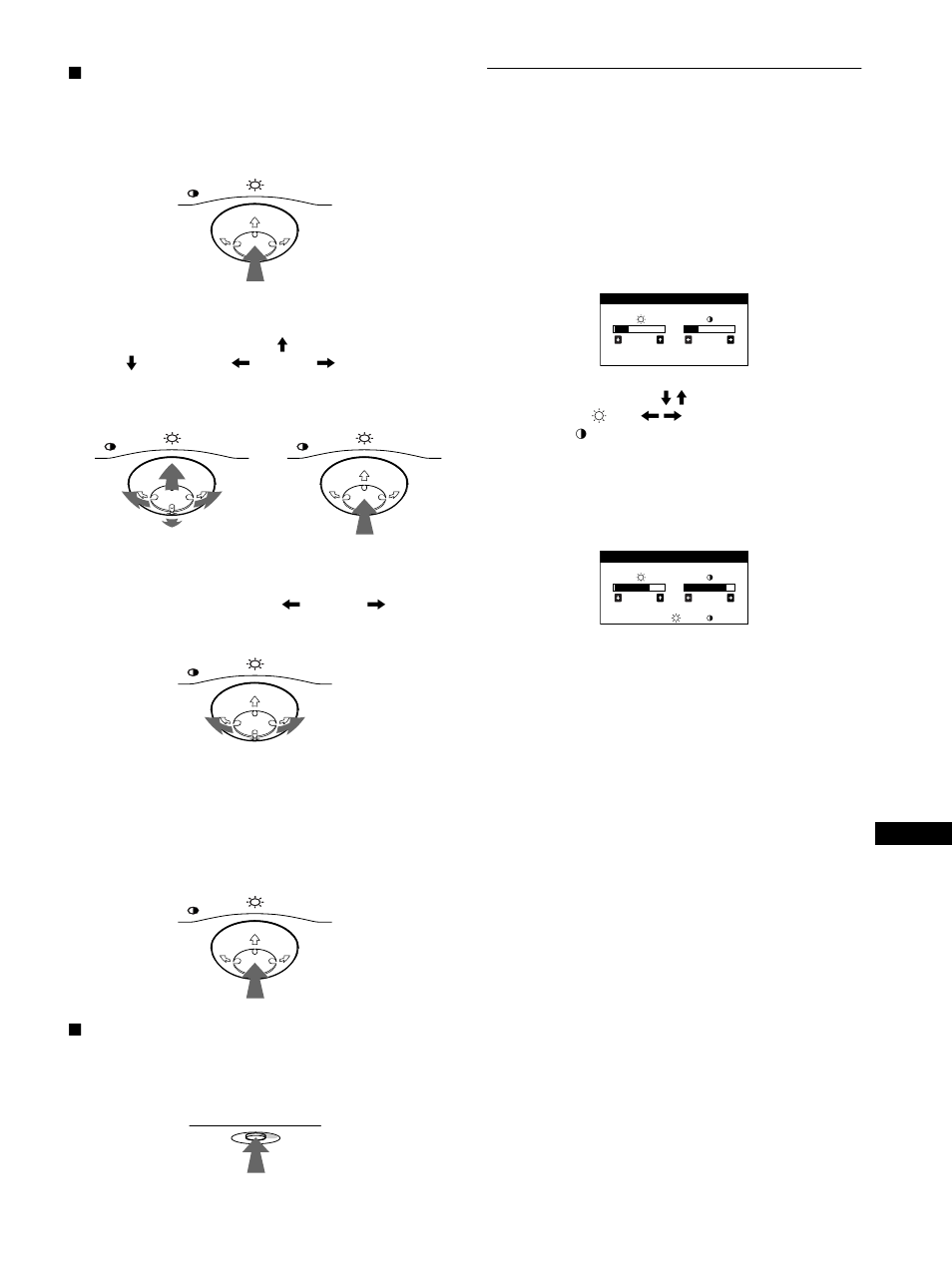 De helderheid en het contrast instellen | Sony CPD-E500E User Manual | Page 105 / 132