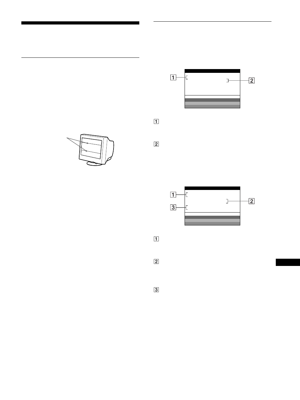Problemen oplossen, Schermberichten | Sony CPD-E500E User Manual | Page 111 / 132