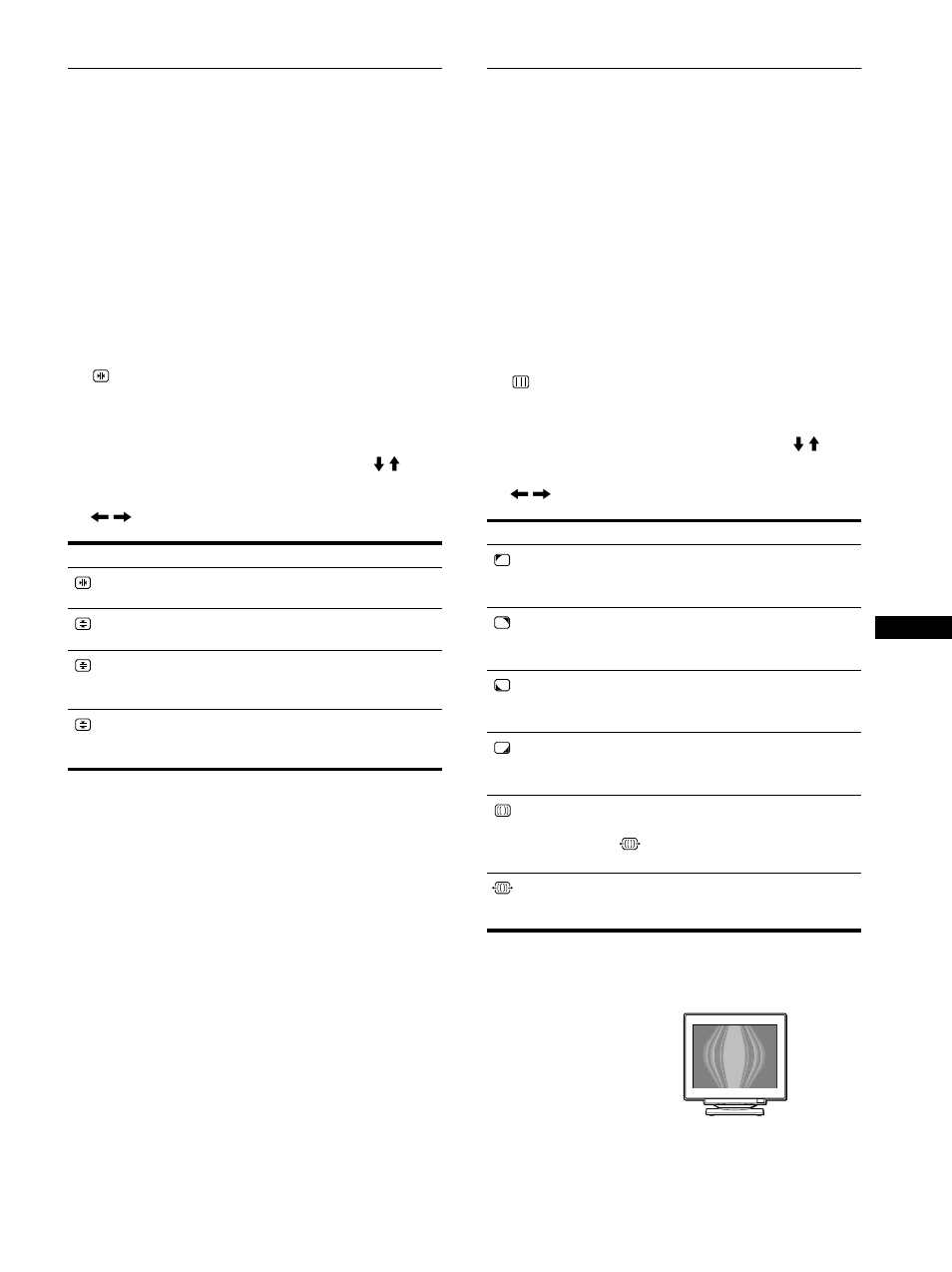 11 einstellen der konvergenz (konvg.), Einstellen der bildqualität (bild) | Sony CPD-E500E User Manual | Page 43 / 132