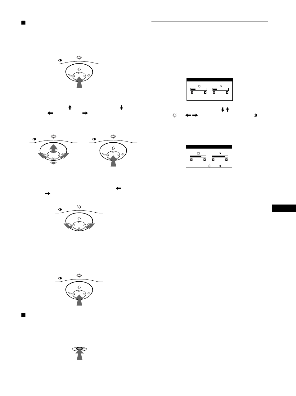 Ajuste del brillo y del contraste | Sony CPD-E500E User Manual | Page 57 / 132