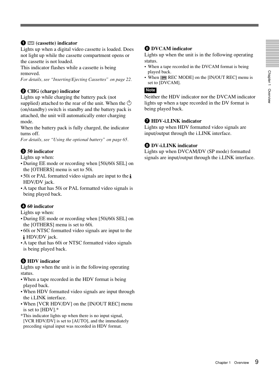 Sony 1080i User Manual | Page 9 / 76
