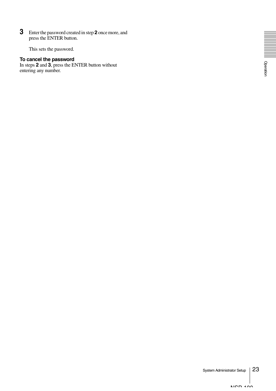 Sony NSP-100 User Manual | Page 23 / 29