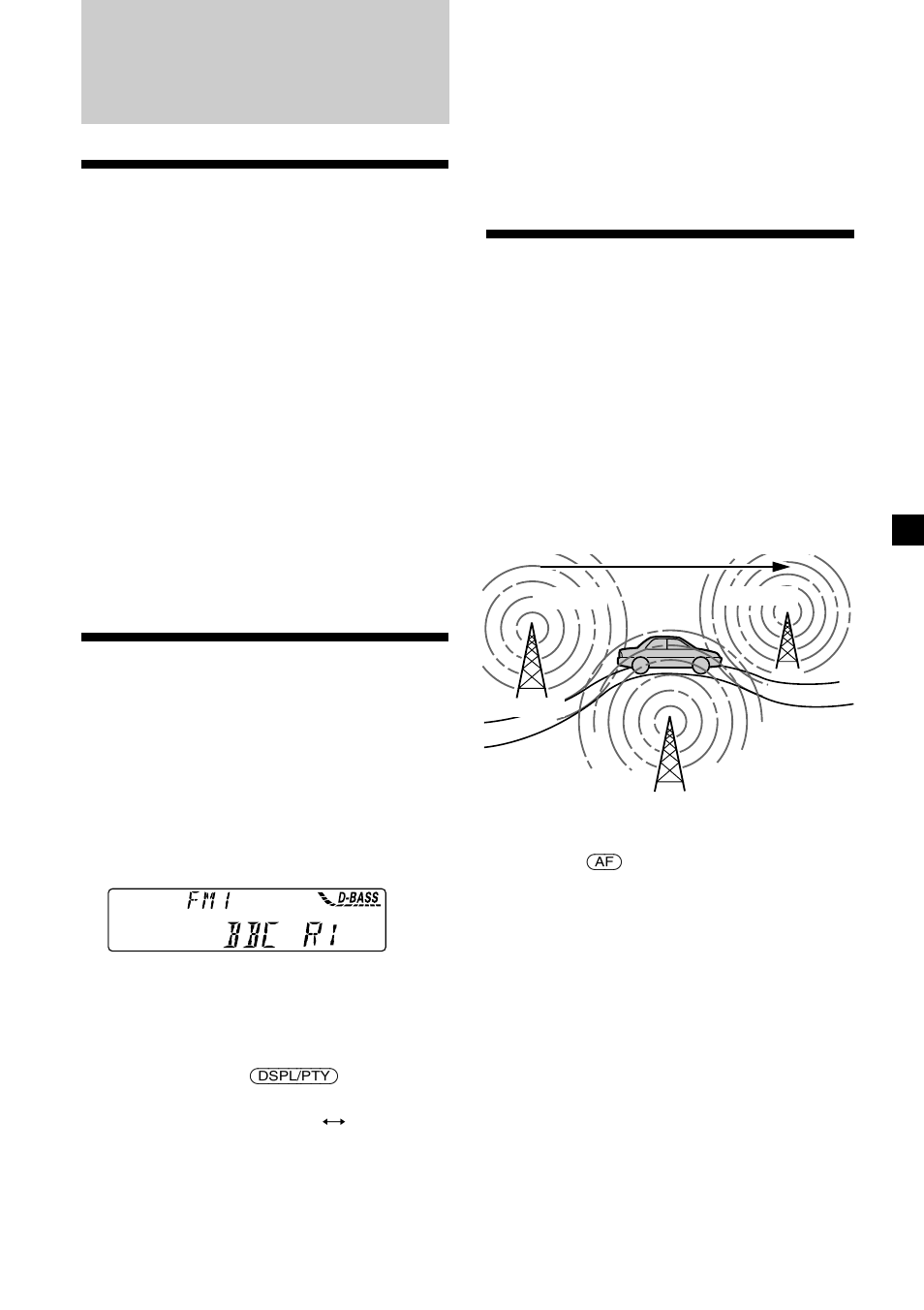 Presentazione della funzione rds, Visualizzazione del nome della stazione | Sony MDX-CA580 User Manual | Page 107 / 152