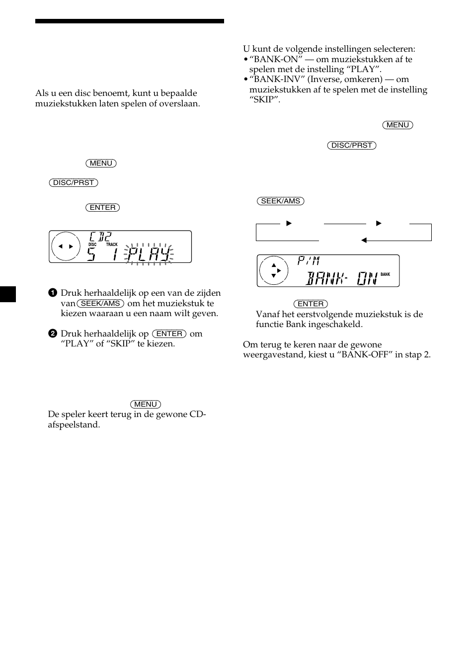 14 bepaalde muziekstukken voor weergave uitkiezen | Sony MDX-CA580 User Manual | Page 134 / 152