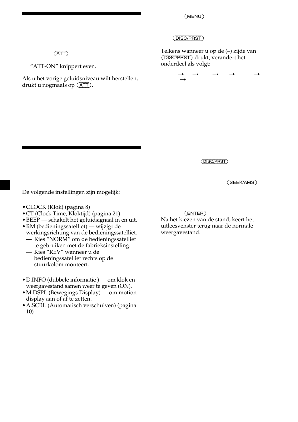 24 het geluid dempen | Sony MDX-CA580 User Manual | Page 144 / 152