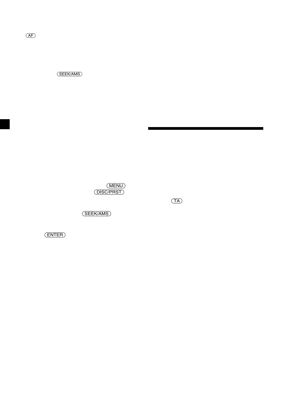 Listening to traffic announcements | Sony MDX-CA580 User Manual | Page 18 / 152