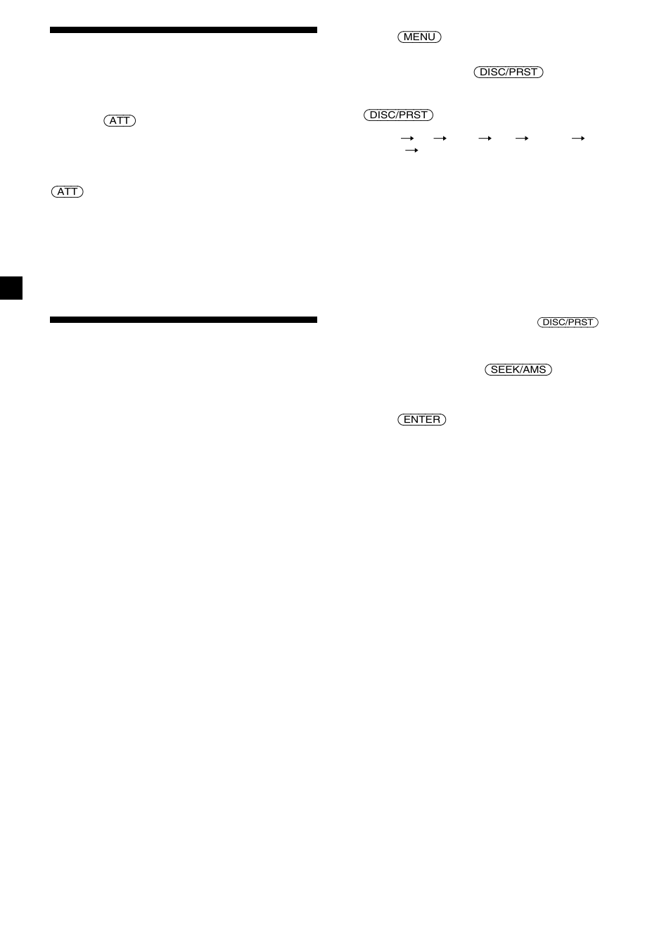 24 attenuating the sound, Changing the sound and display settings | Sony MDX-CA580 User Manual | Page 24 / 152